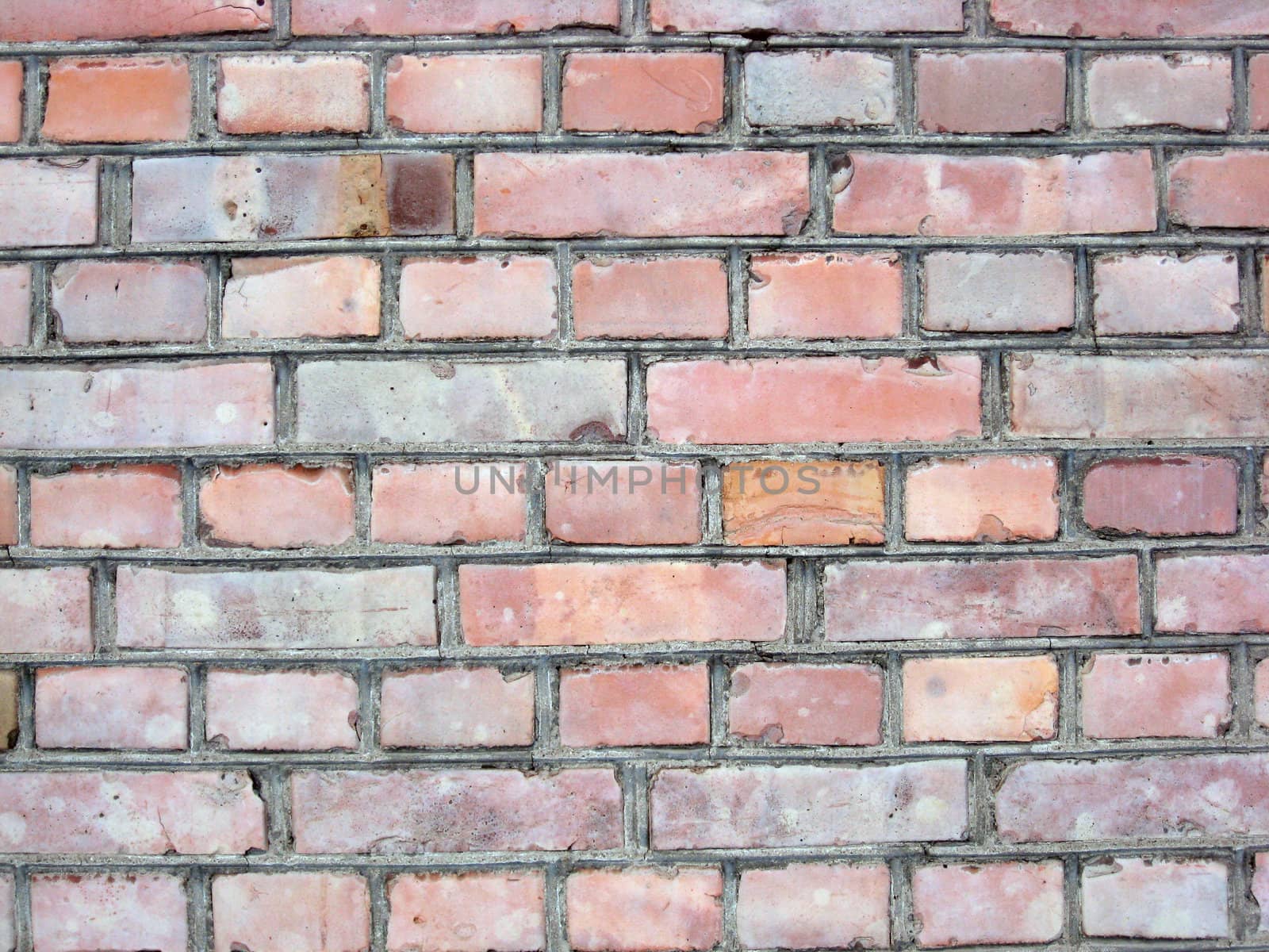 Texture of old bricks wall background 
