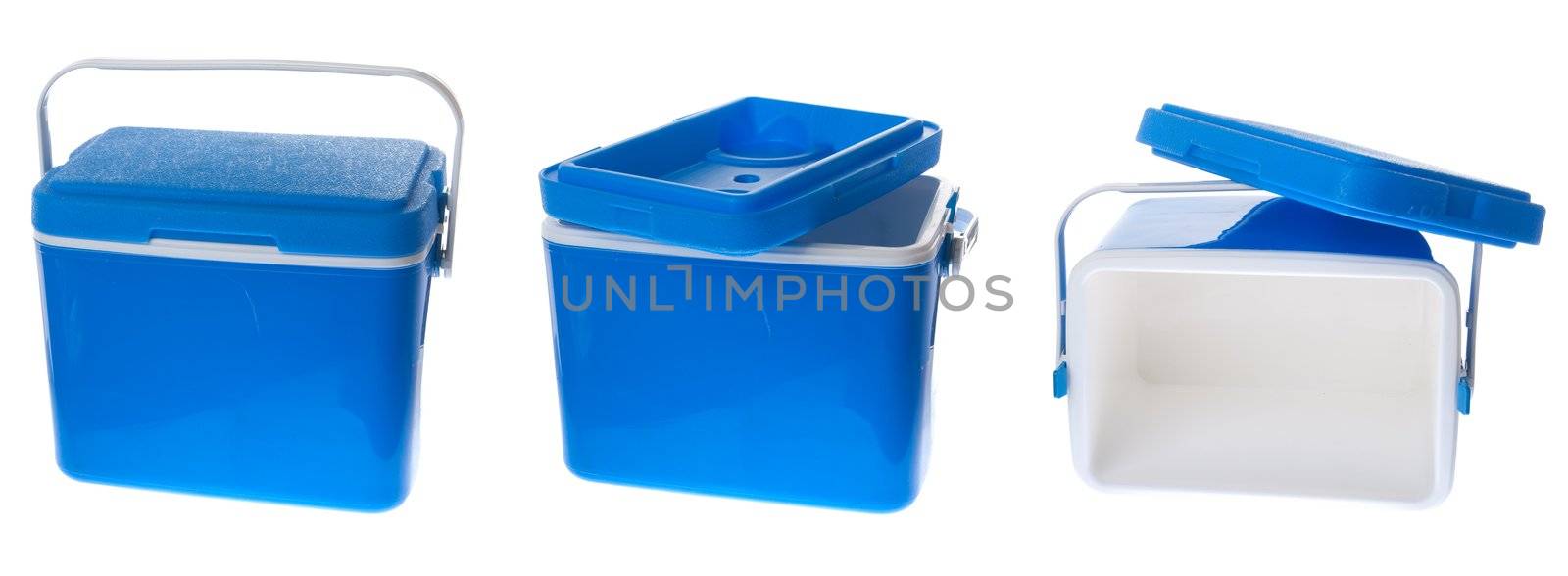 mobile fridge box isolated on white background