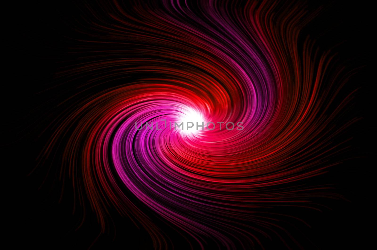 Vibrant red swirl by 72soul