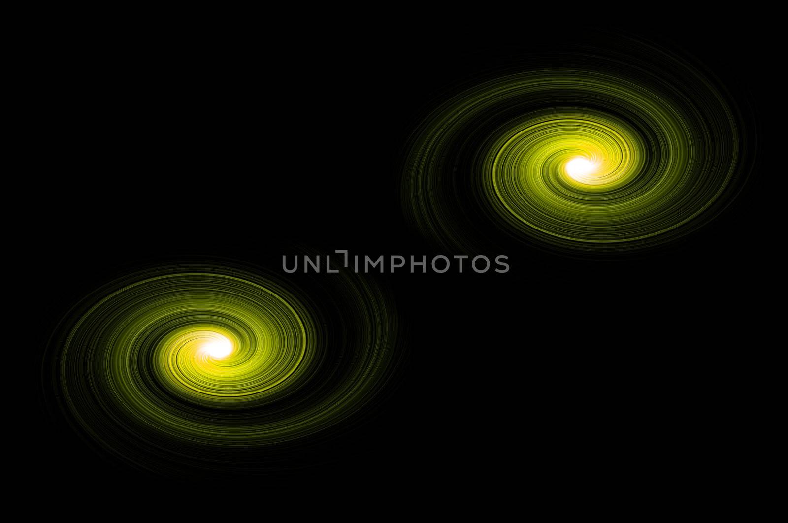 Celestial yellow swirls by 72soul