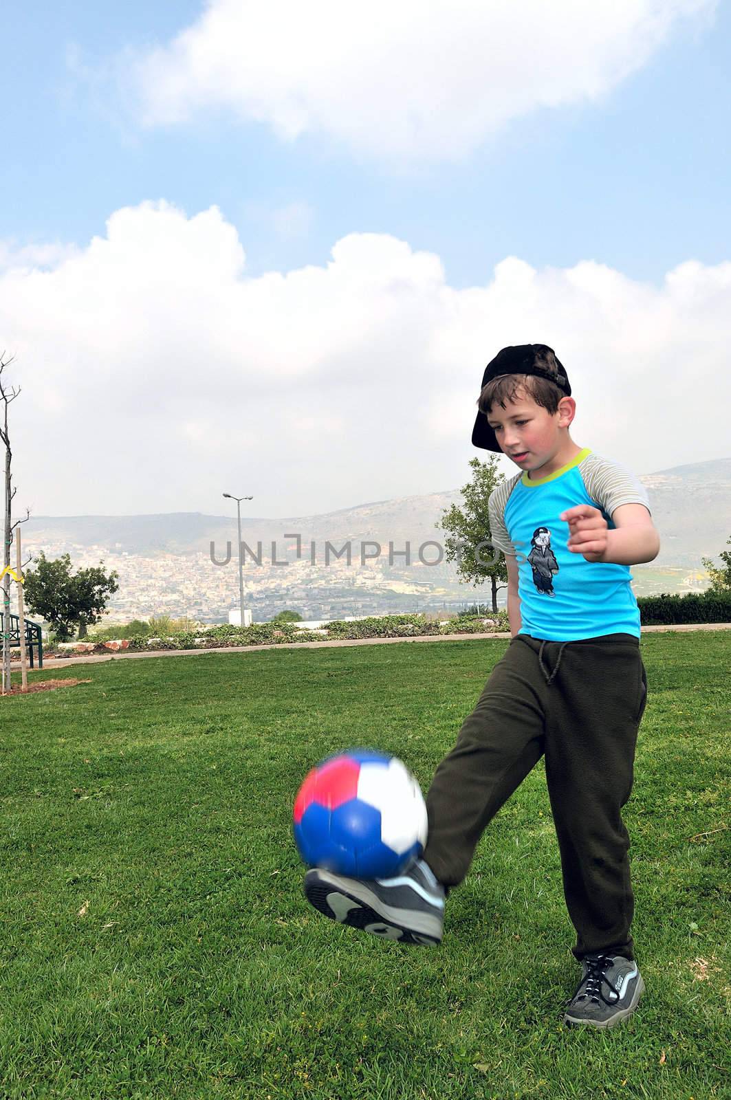 Boy and ball by ben44