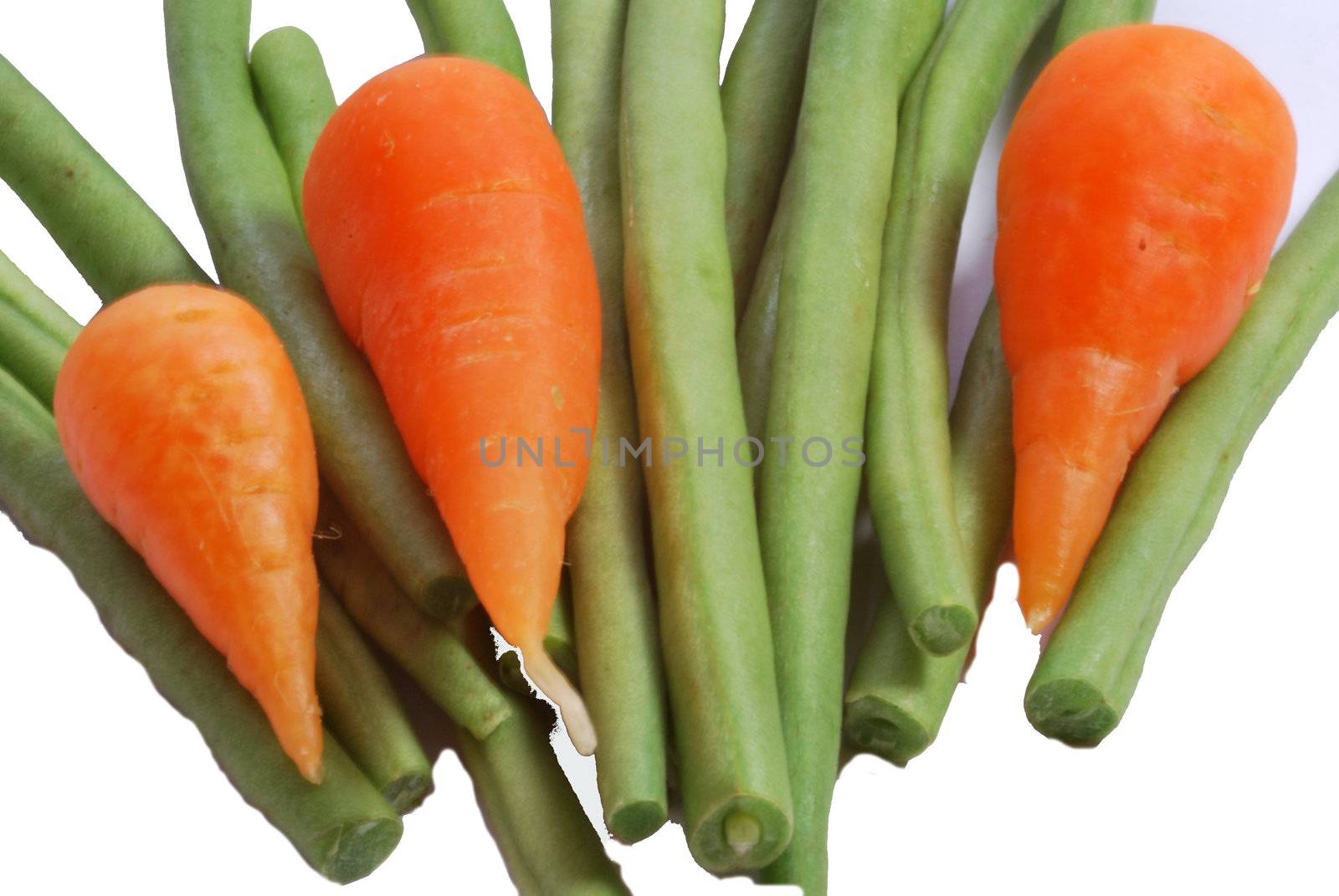 Green beans and carrots by pauws99