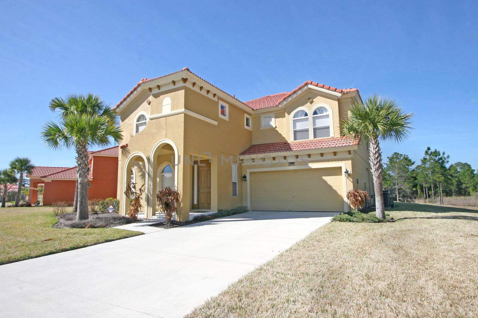 The Front Exterior of a Florida Home.