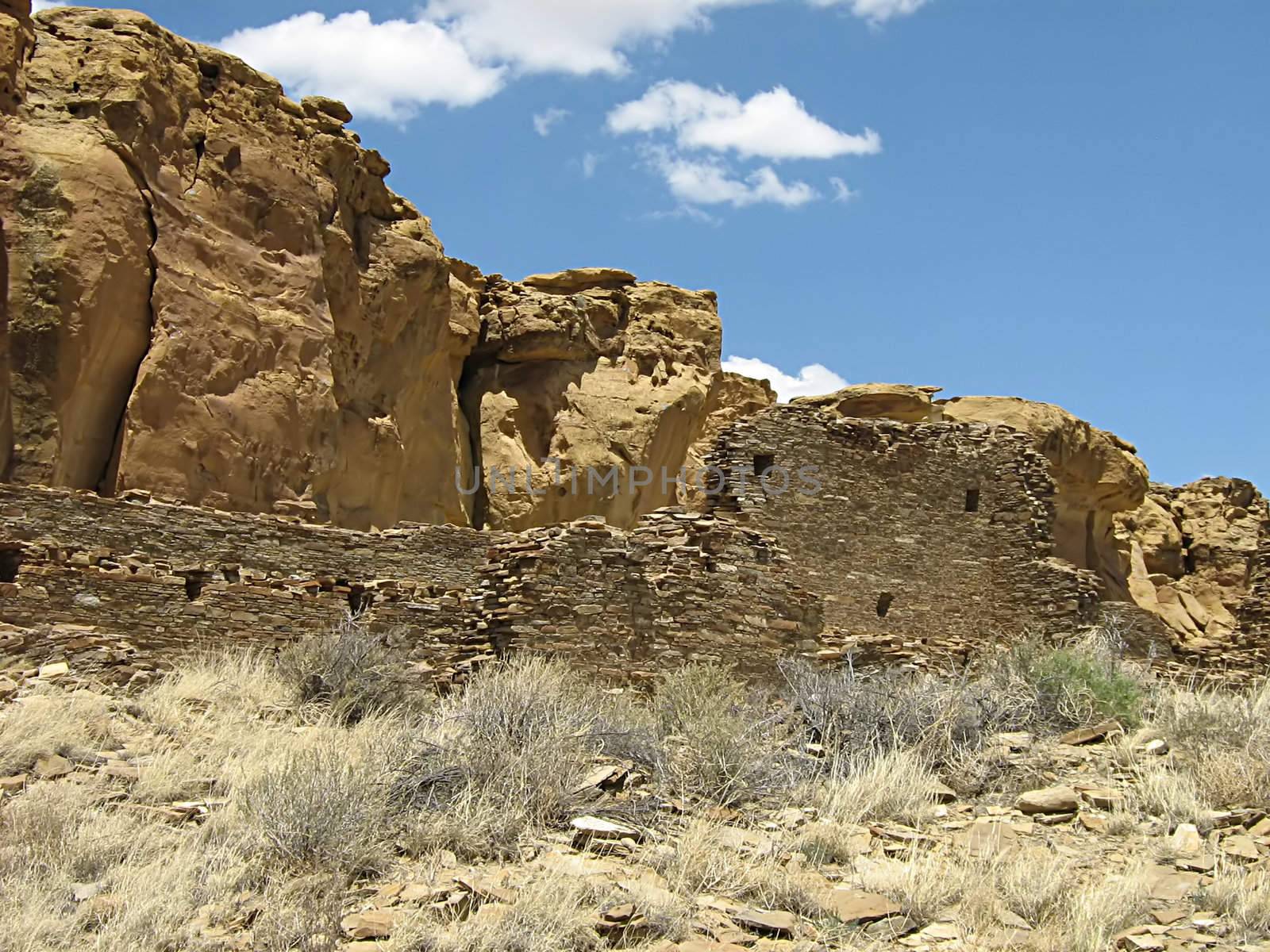 A photograph of ancient Native American ruins.