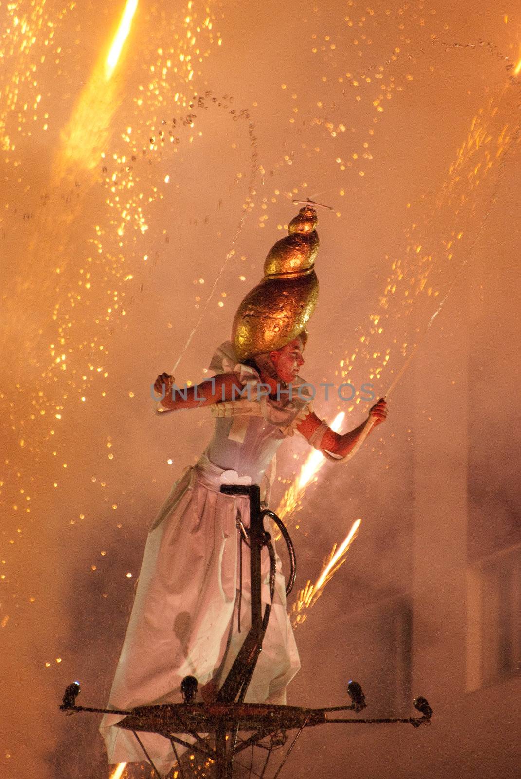 FEIRA, PORTUGAL - SEPTEMBER 7: Titanick Theatre (GER) during the Imaginarius event on May 17, 2008 in Feira, Portugal.