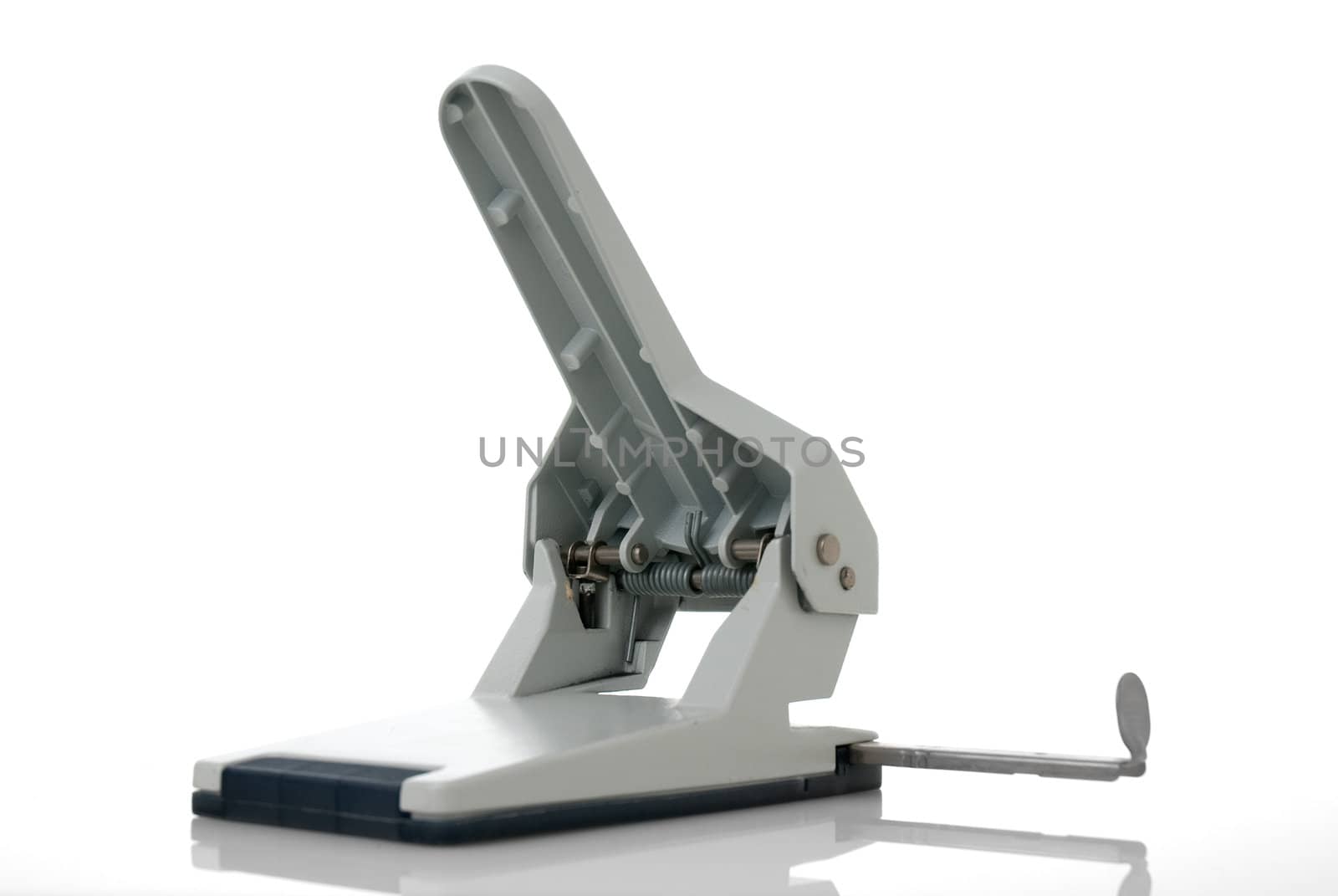 White hole puncher  isolated on white background.