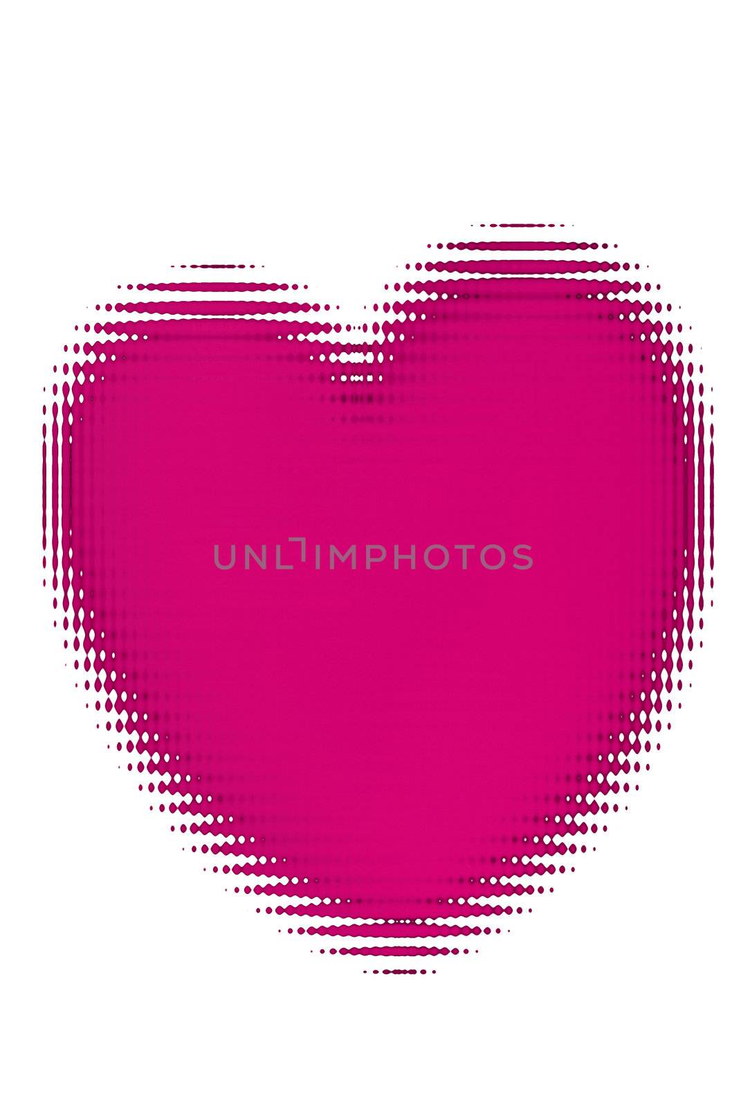 Pink heartshape, great for Valentine's day background designs.