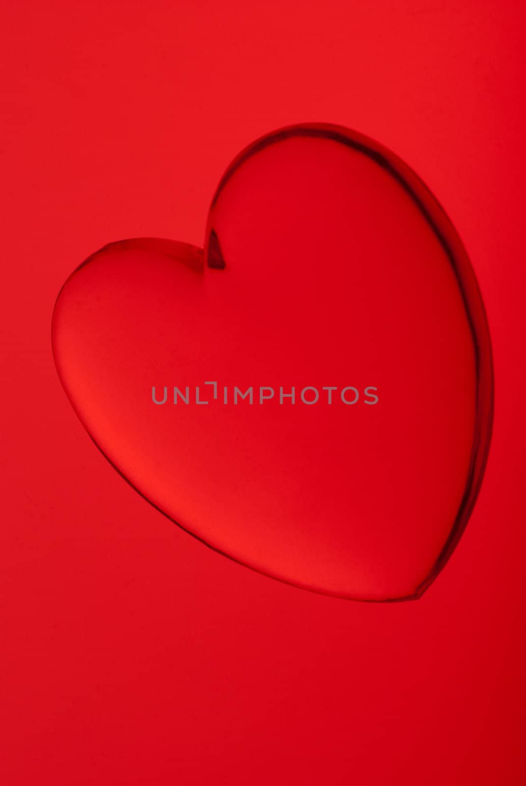 Acrylic heart shape miniature by homydesign