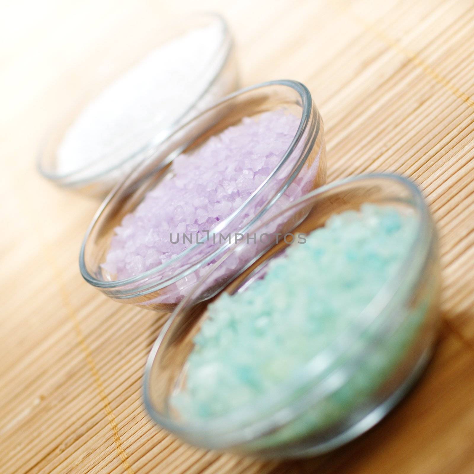 Colored Bath Salt by cardmaverick