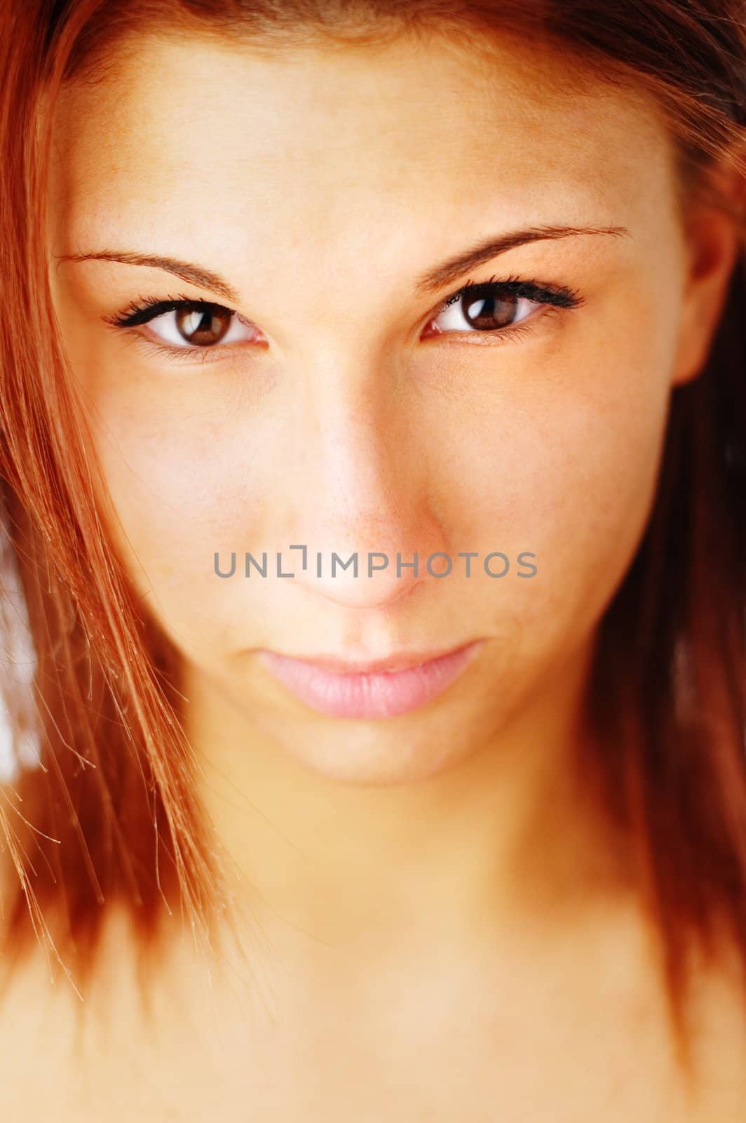 Beautiful spa woman, close up shot of face.