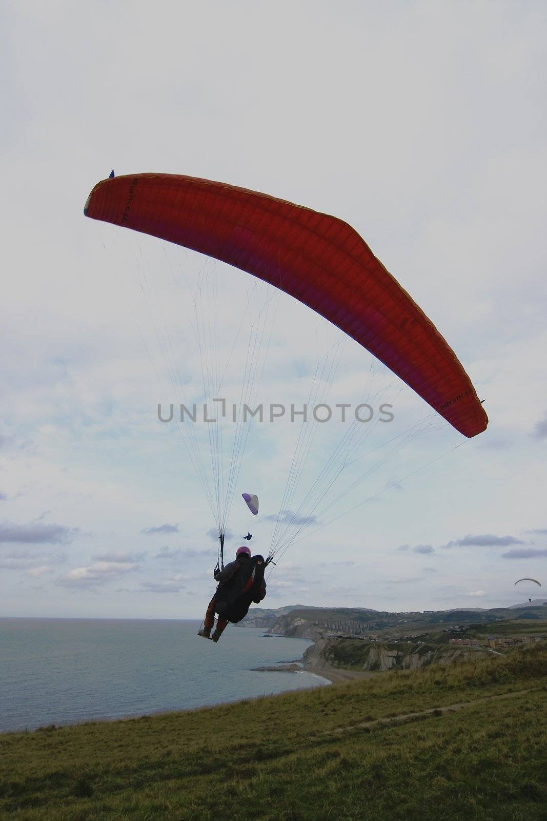 parachuting by Trebuchet