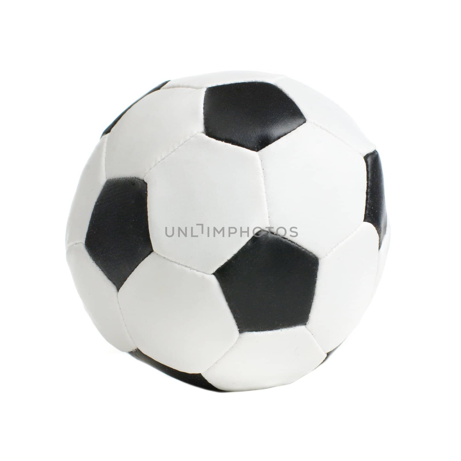 Football / soccer ball on a white background.
