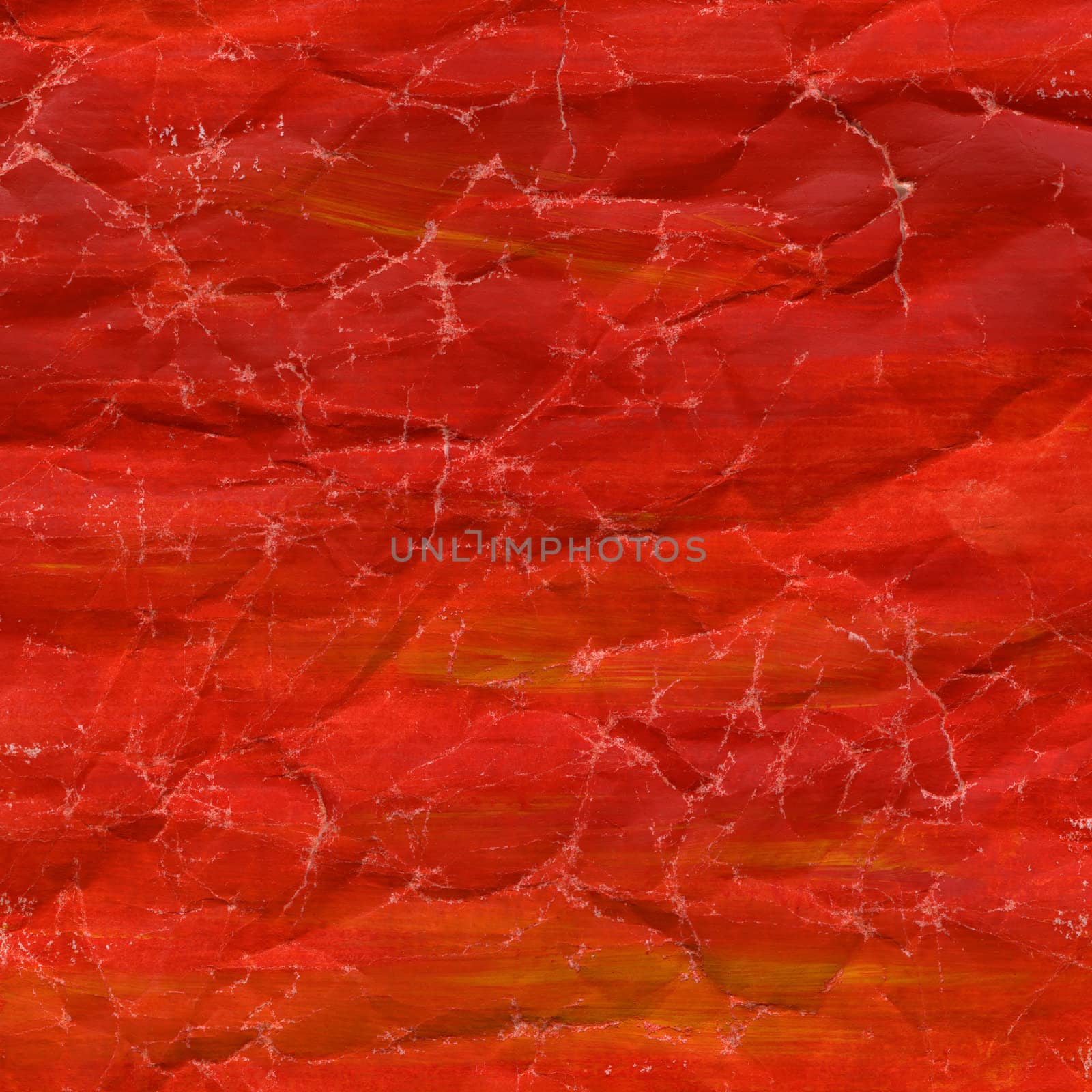 red watercolor background on crumpled and torn paper by PixelsAway