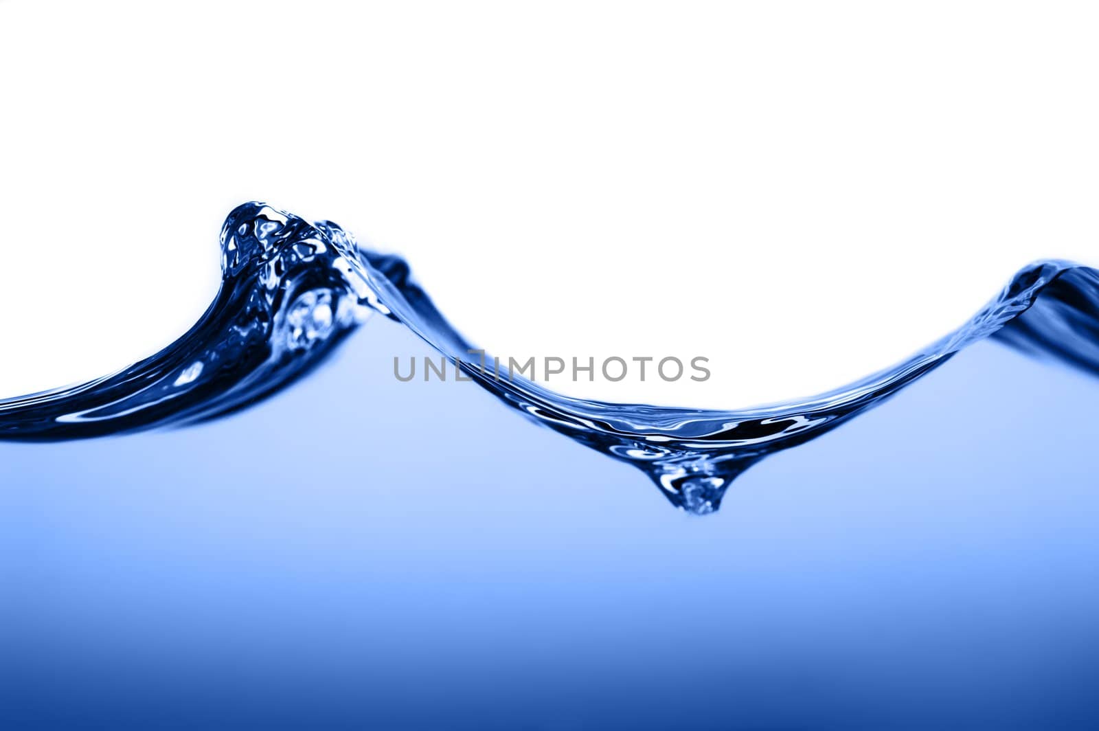 Crisp clear water photographed high speed.