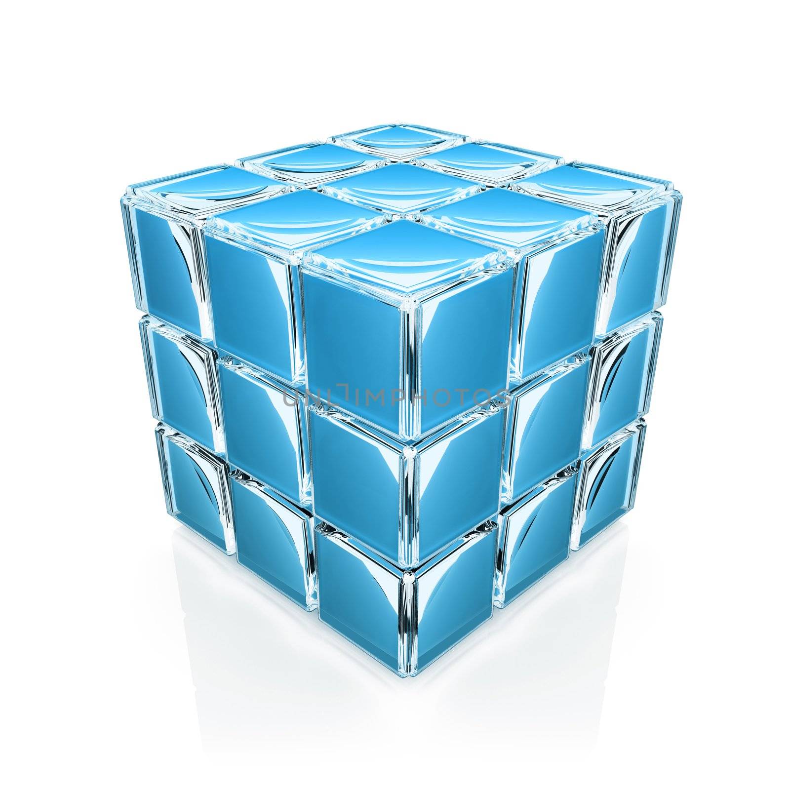 Glass Cube by 3pod