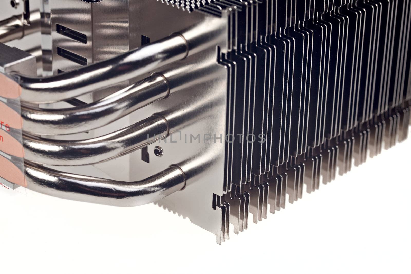 detail of a cpu cooler by bernjuer