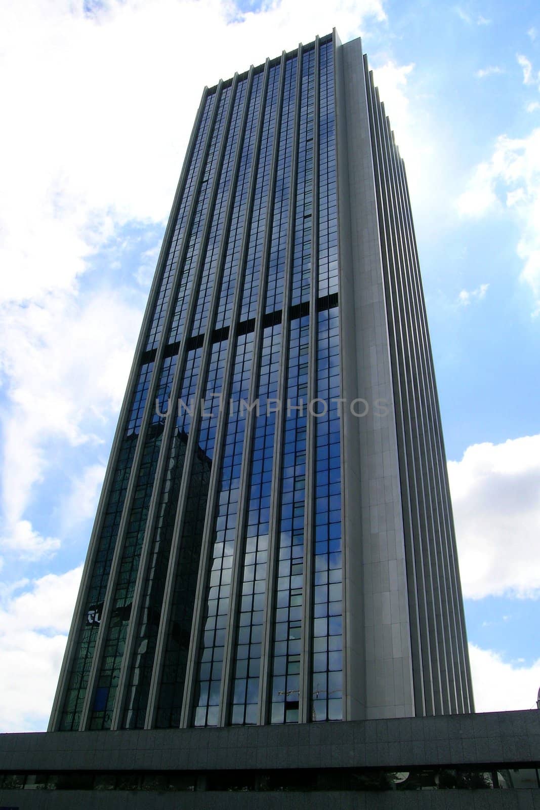 tall, modern building in Warsaw, Poland