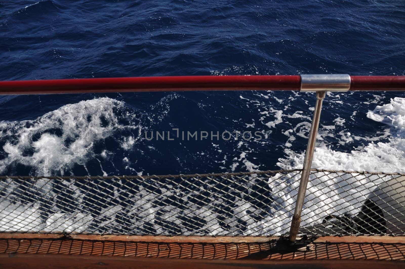yacht sailing at mediterranean sea