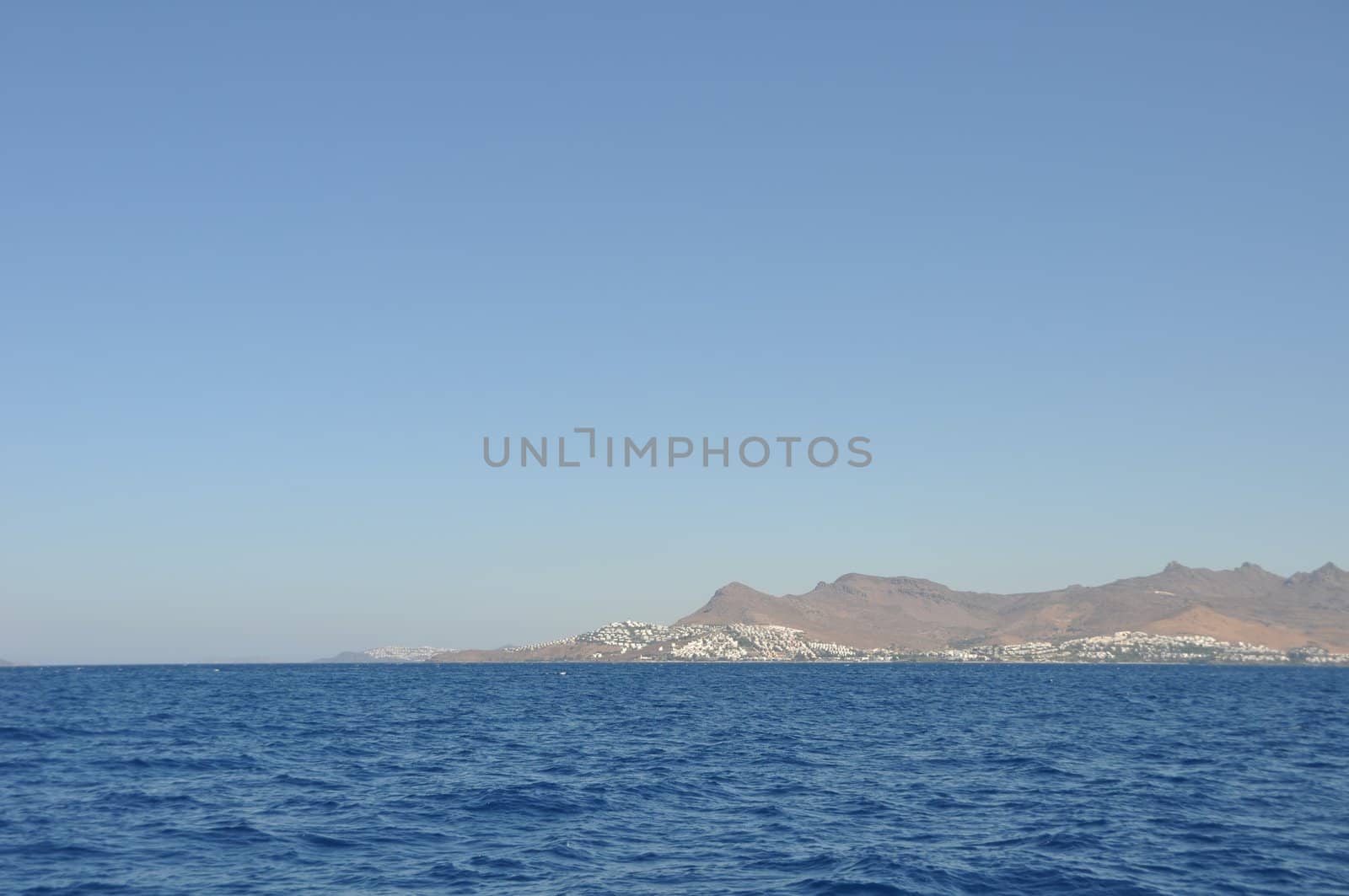gorgeous seascape to Bodrum coast in Turkey