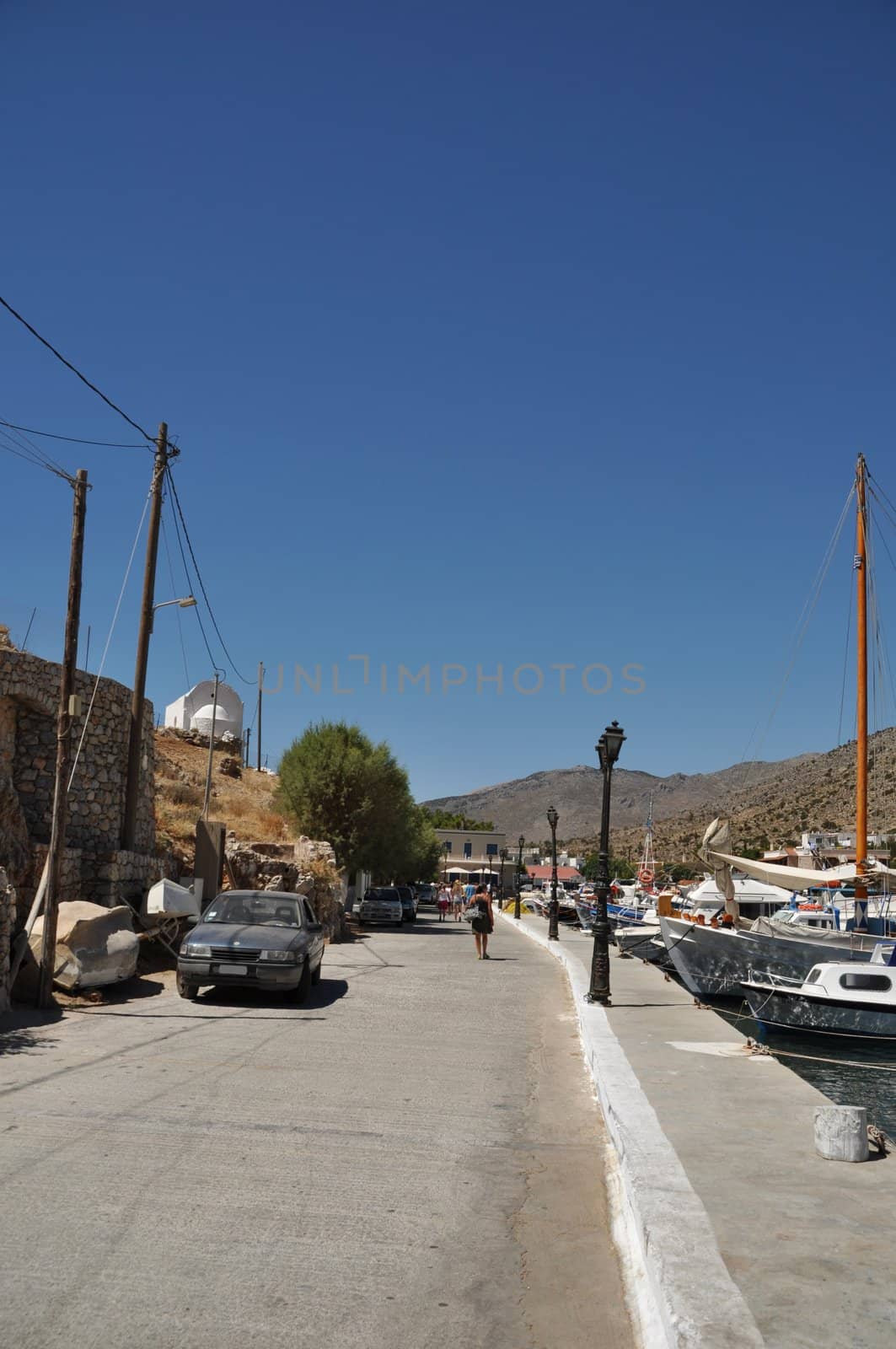 gorgeous scene in Kalymnos island, Greece