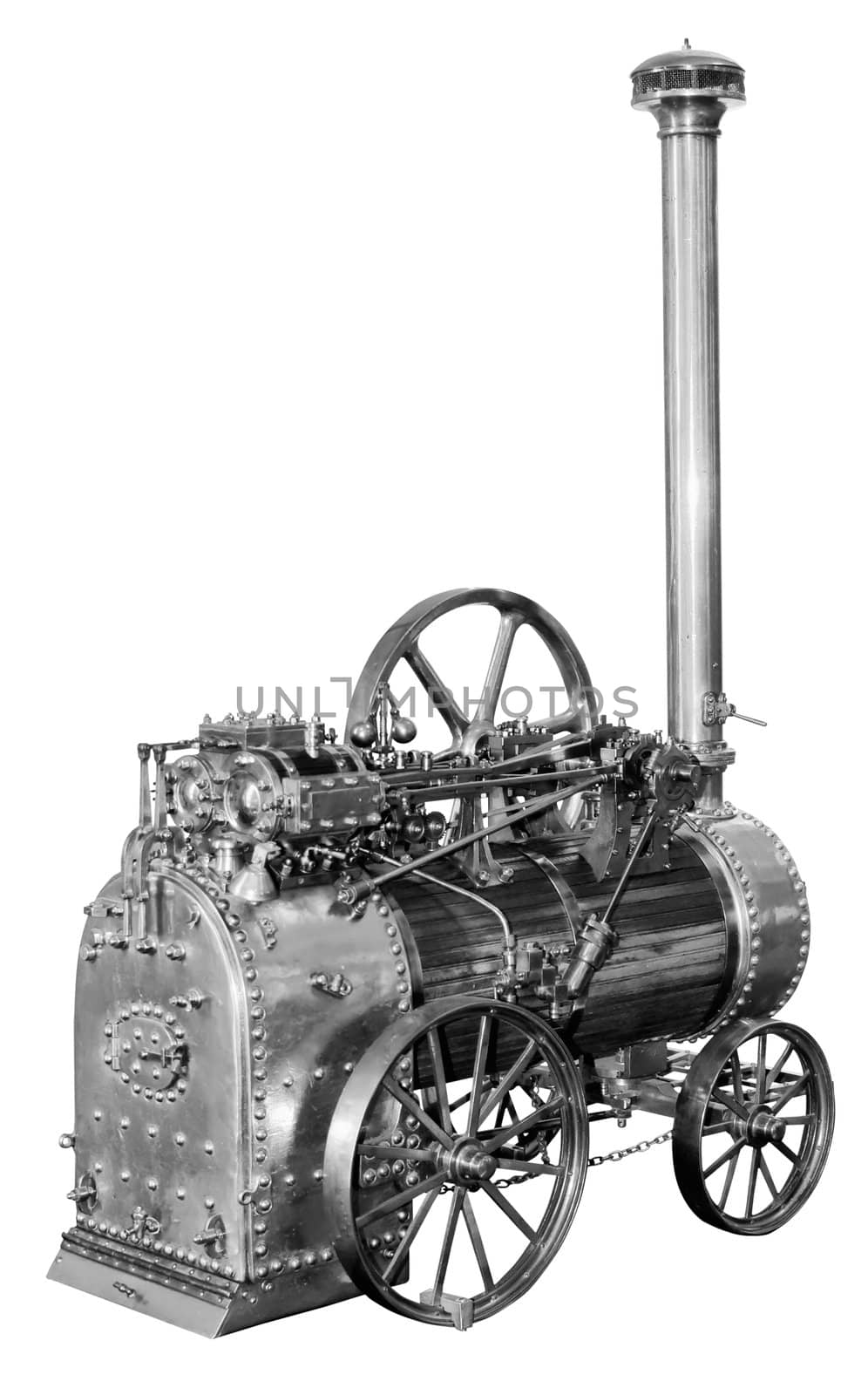 model of an ancient steam engine