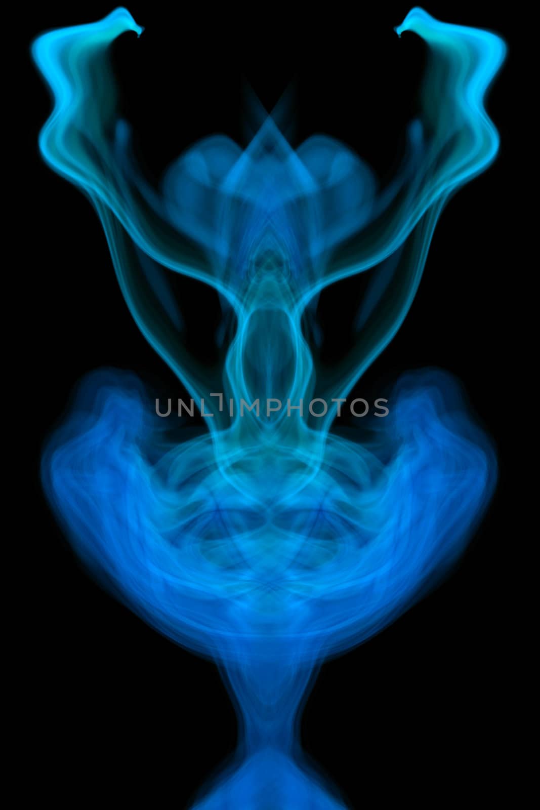 smoke in the form of the stranger
