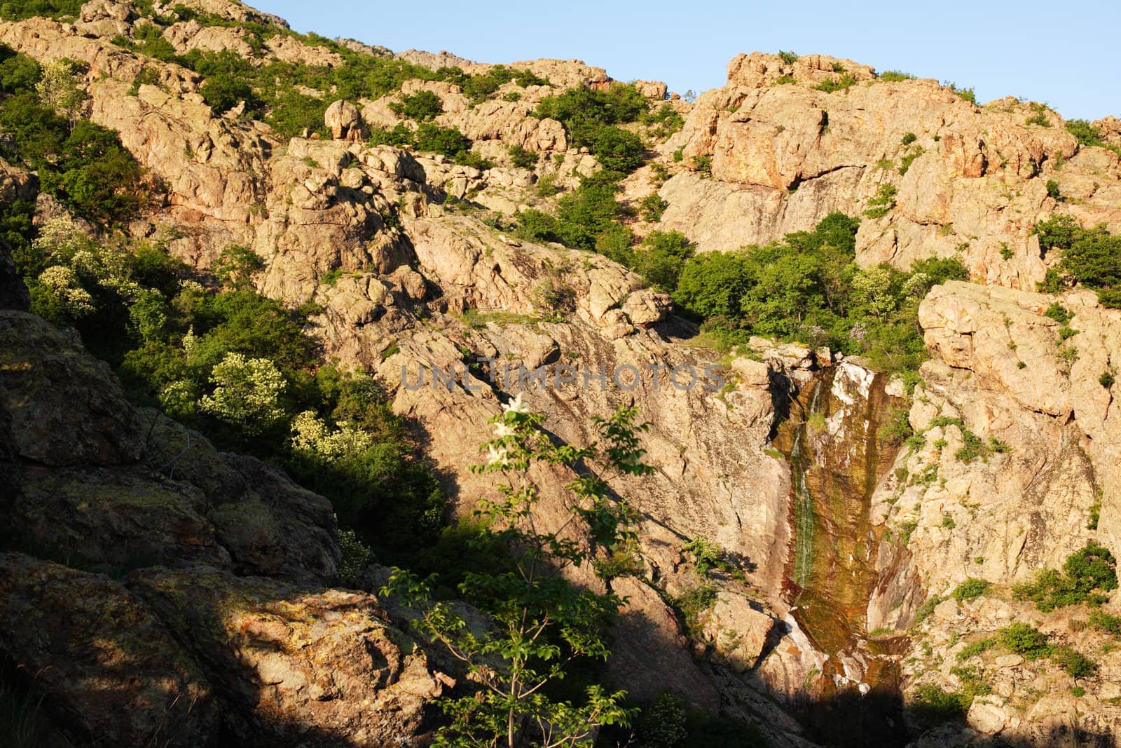 Scene from the rocky mountains near Sliven, Bulgaria