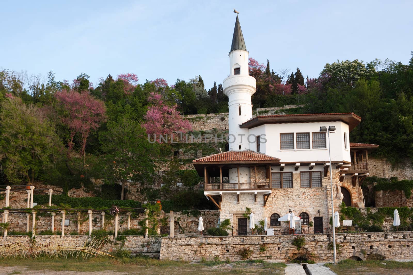 The palace in Balchik town, Bulgaria