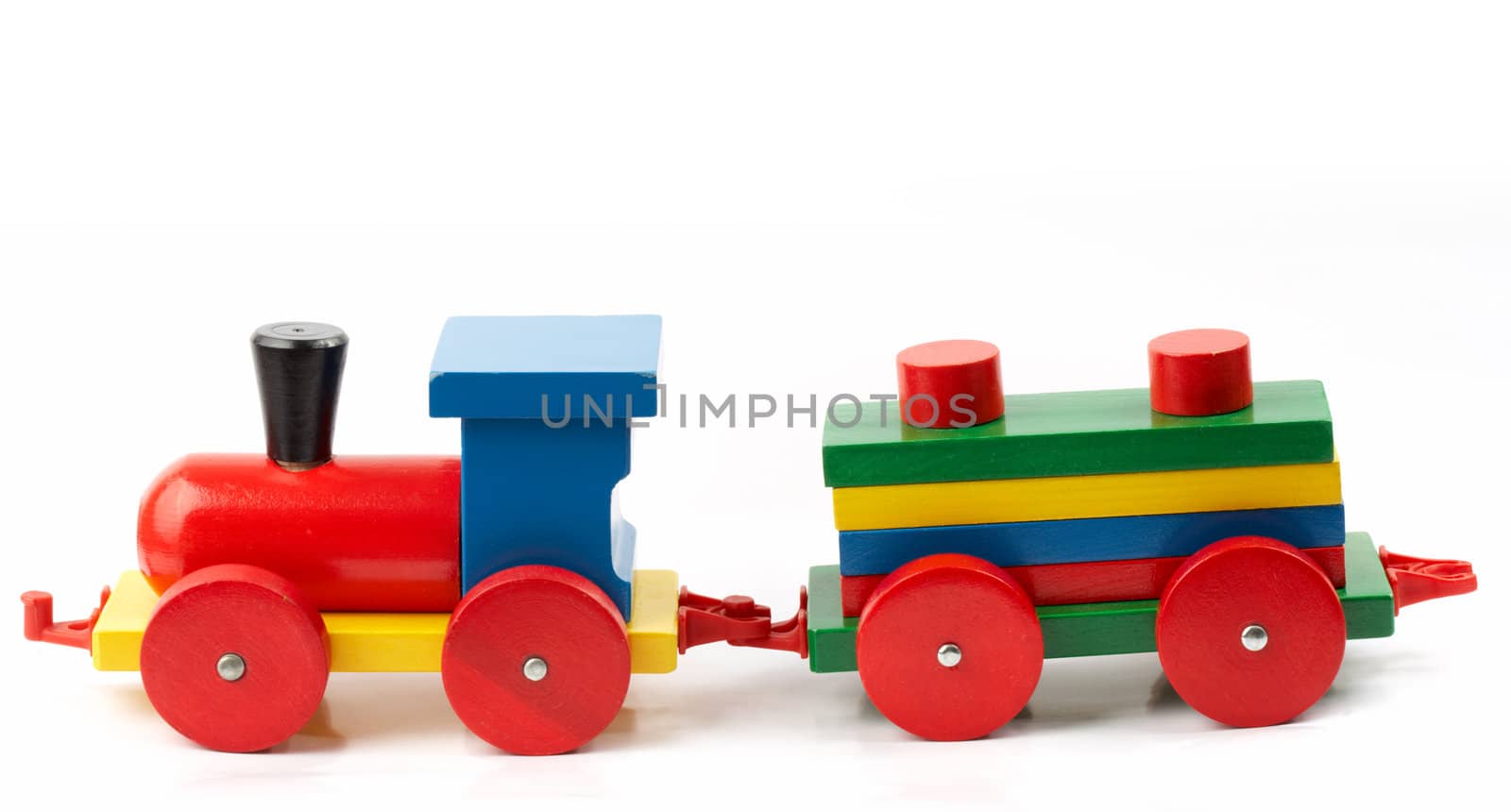 Wooden toy, a train by ecobo