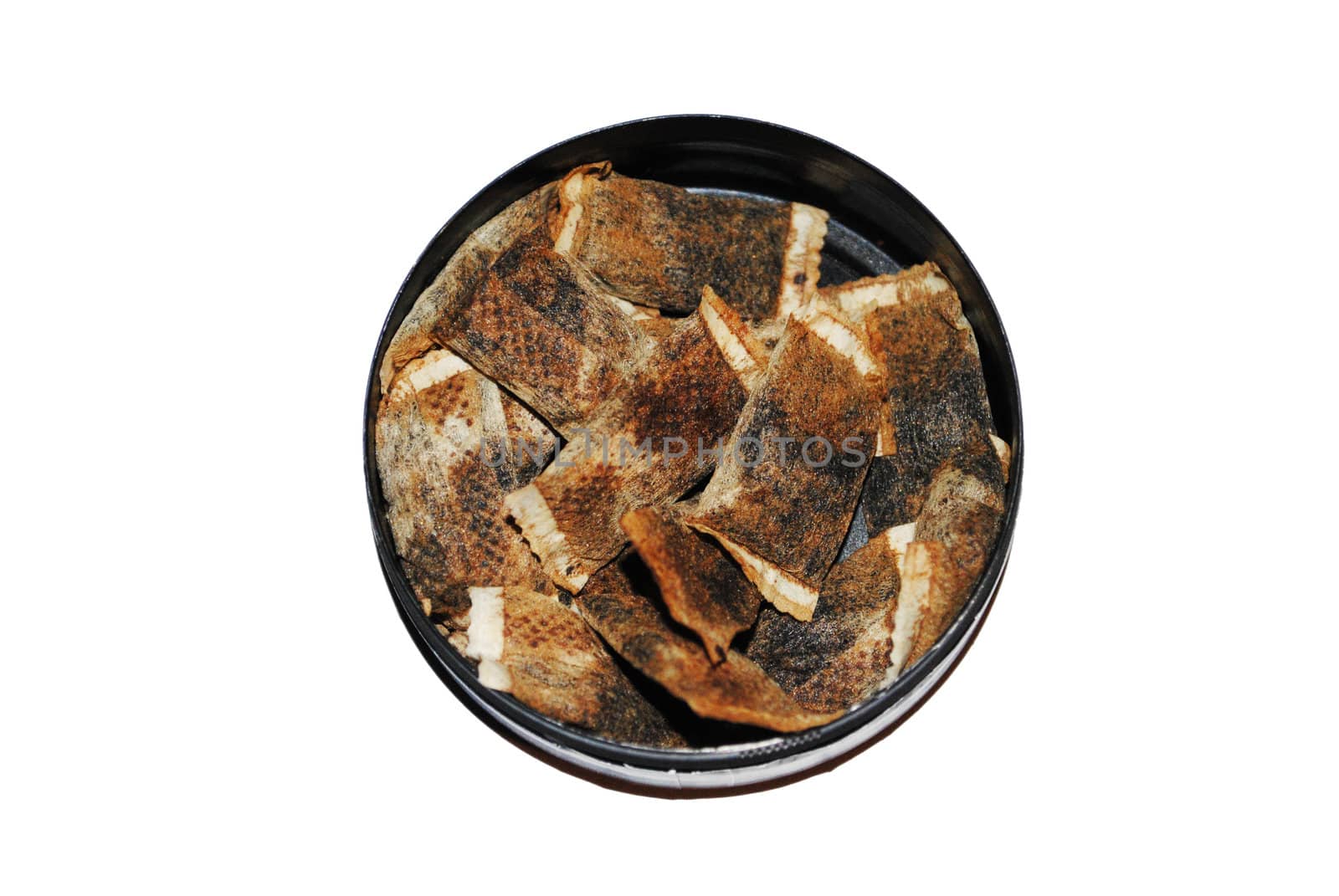 A box of tobacco product snuff.
