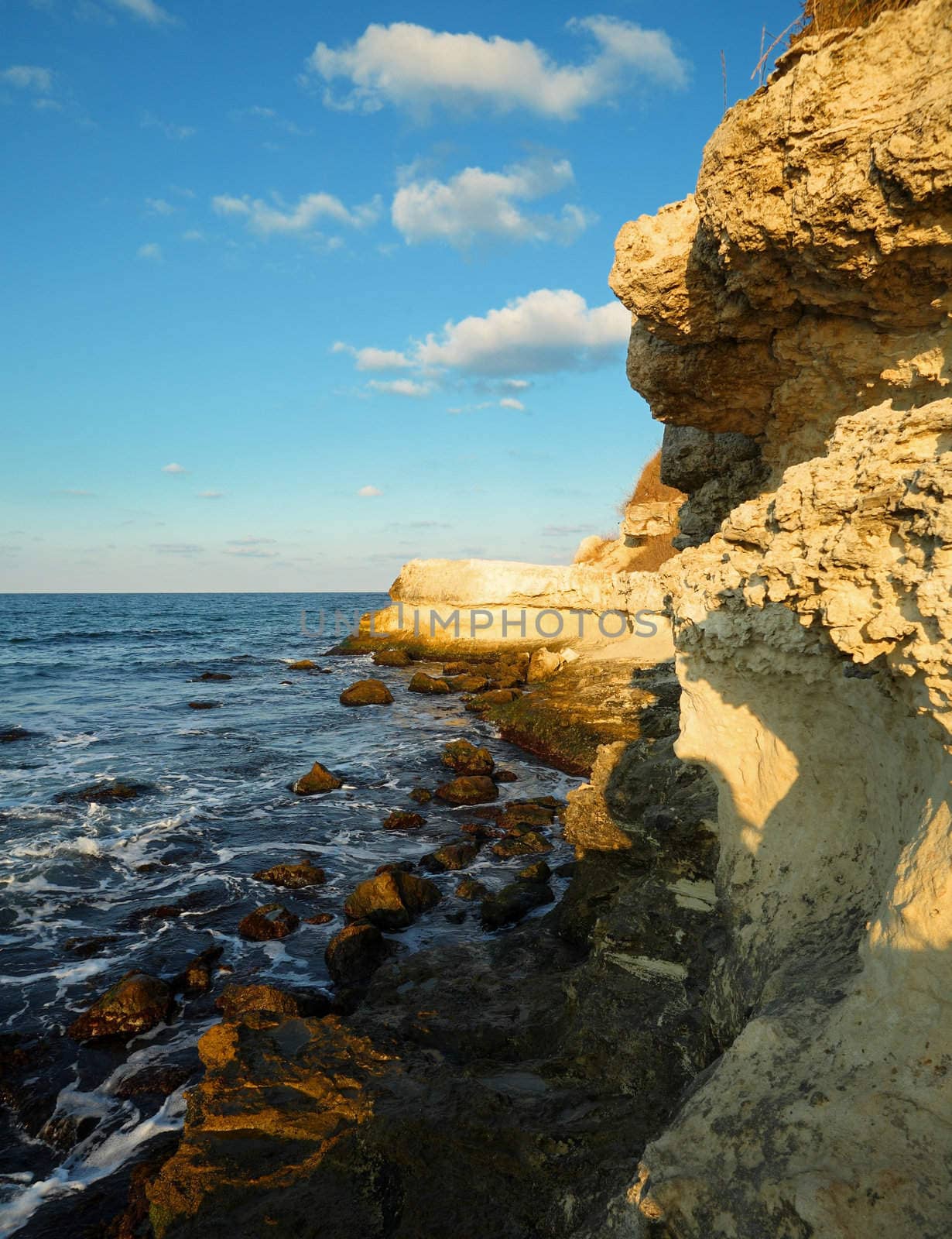 The black sea rocky shore near Lozenets village, Bulgaria