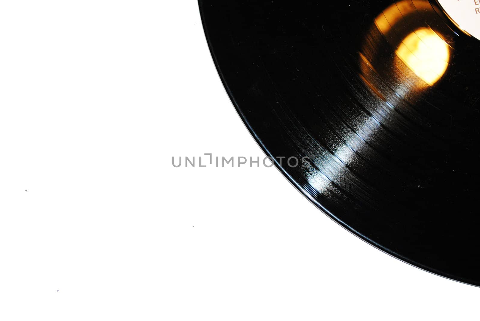 An oldfashioned vinyl album.