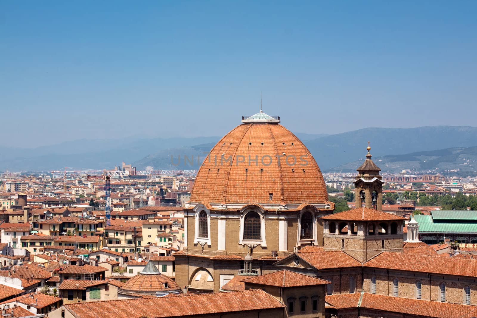 A Florence view from the cathedral bell-tower
