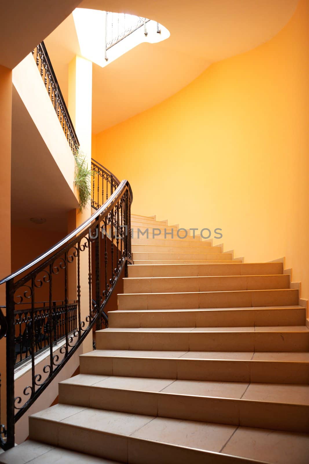 Stairs in a building by ecobo