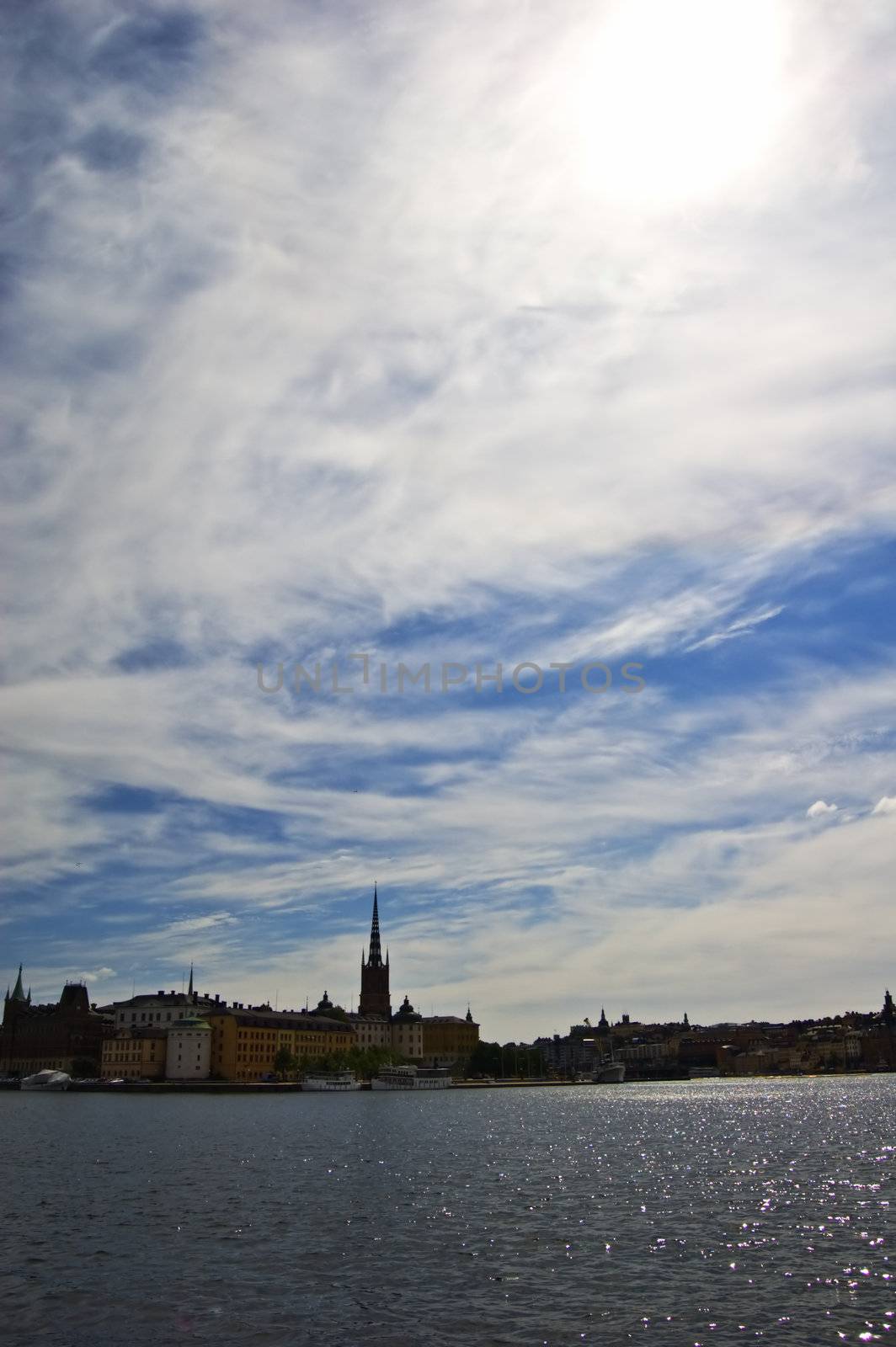 View over Stockholm city