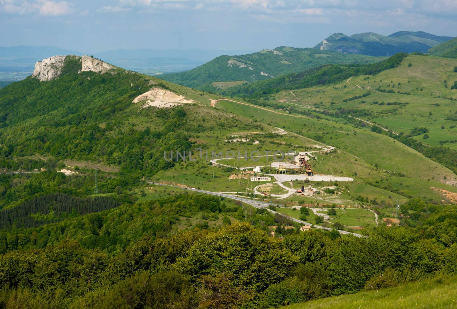 Mountain landscape from Eastern Stara planina mountains