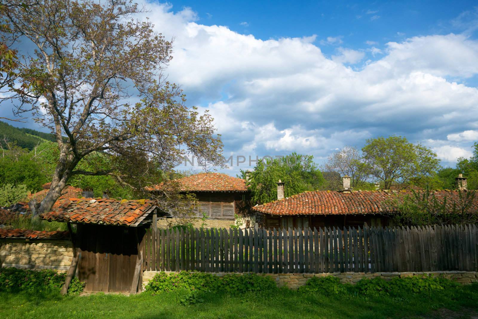 Architecture ansemble from Jeravna village, Bulgaria