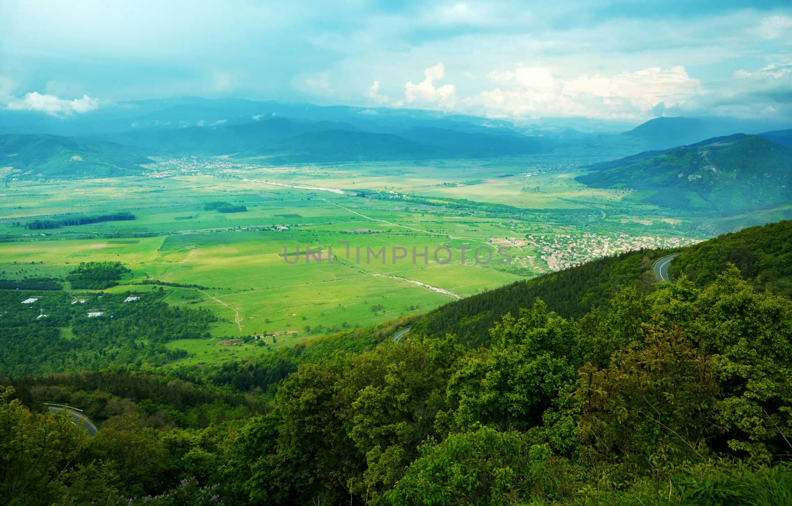 Spring landscape from Bulgaria by ecobo