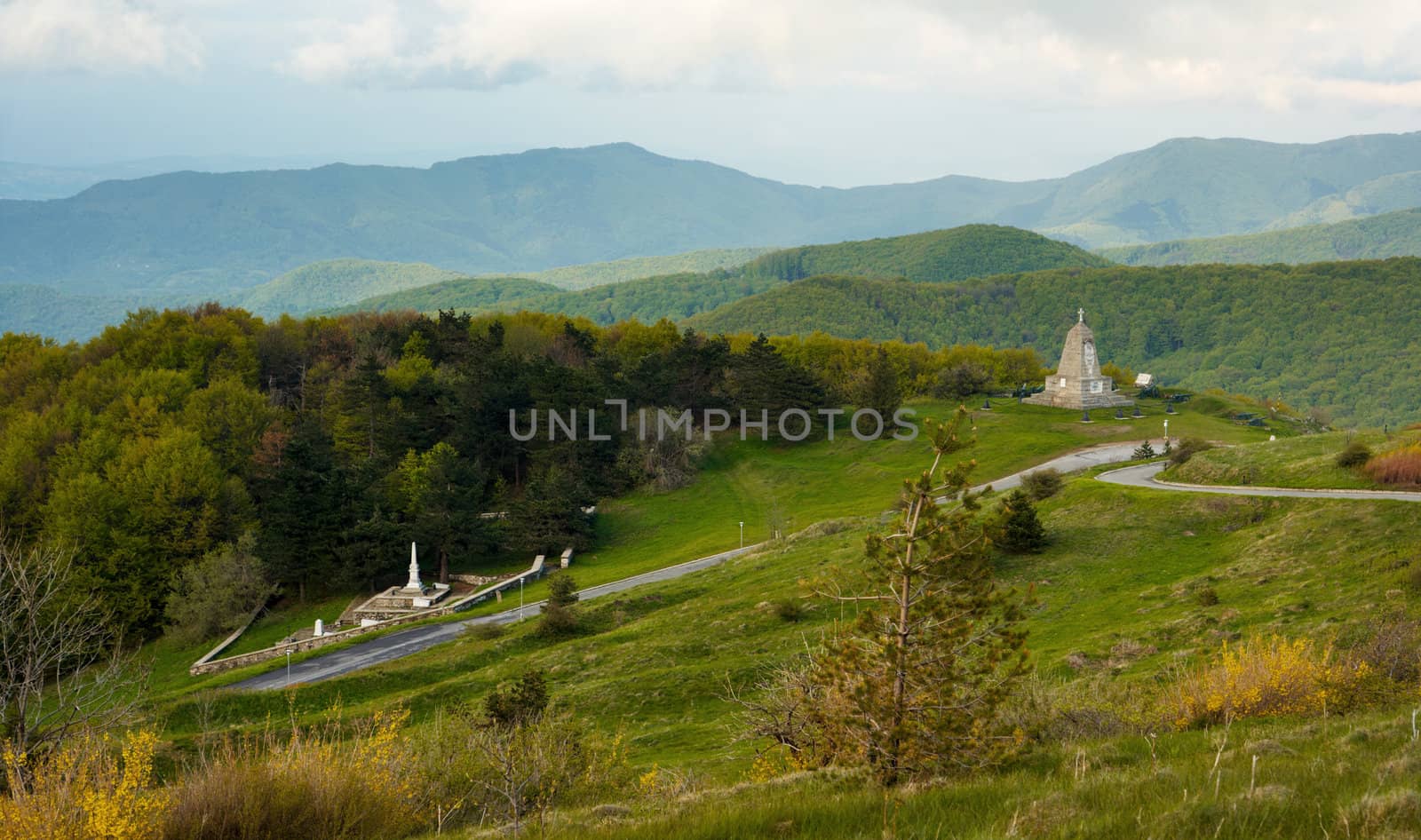 General view from Shipka peak to the East