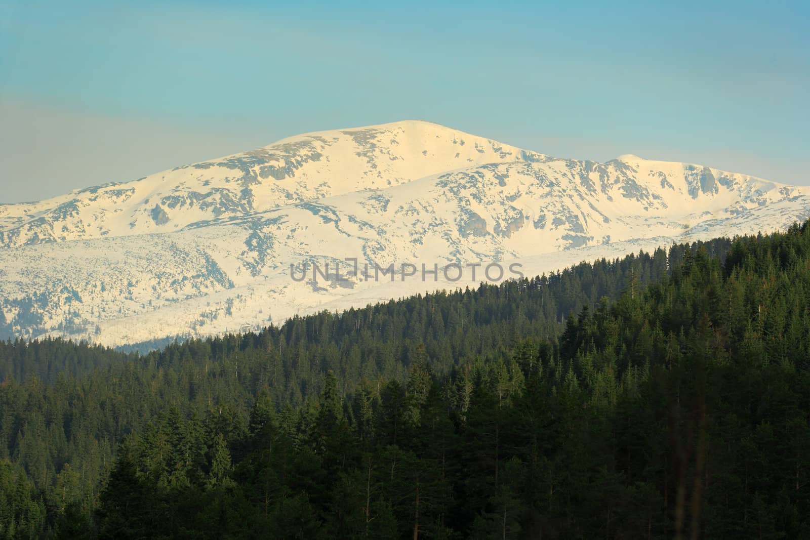 Mountain ridge of Rila by ecobo