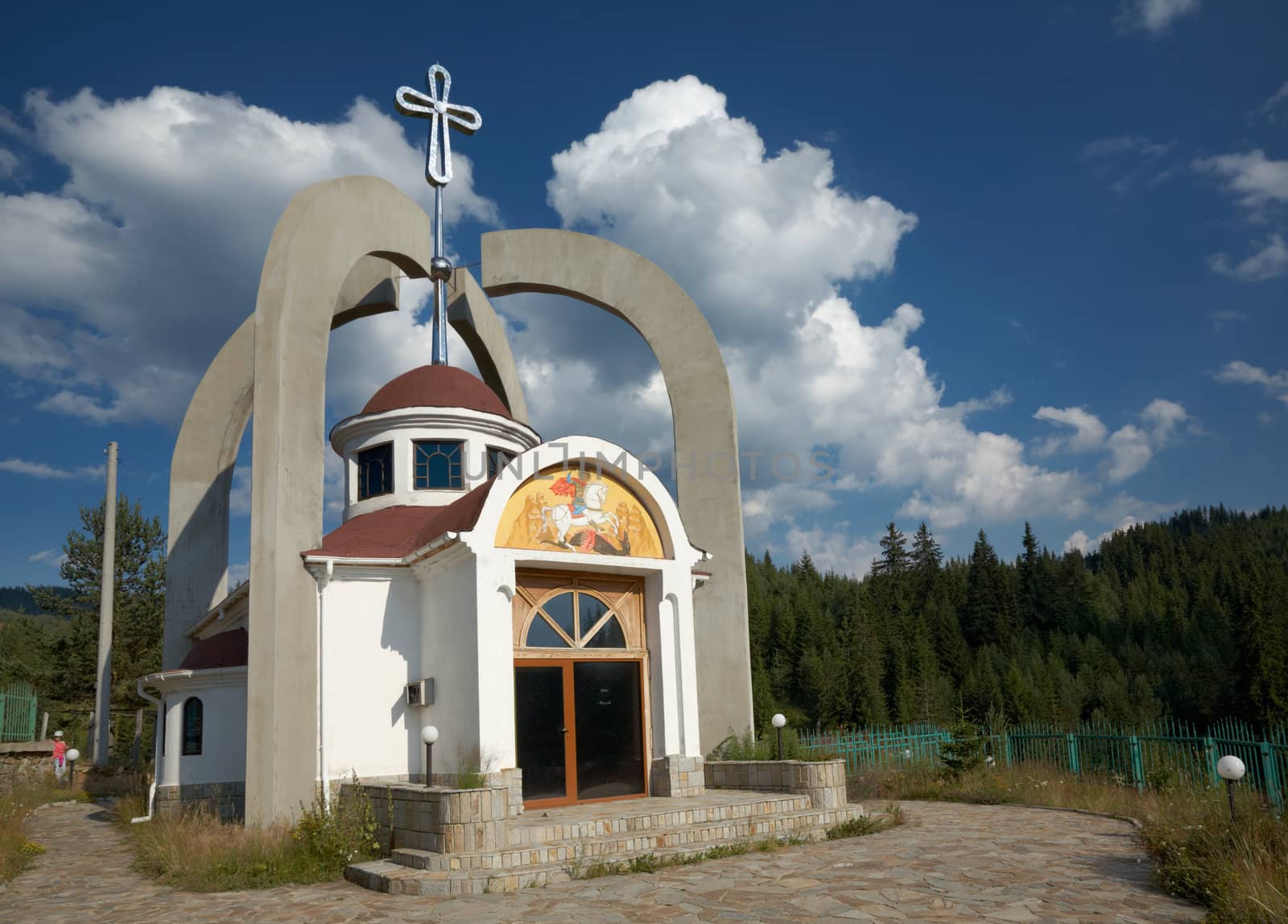 Church in the village of Kojari, in the Bulgarian Rhodope mountains