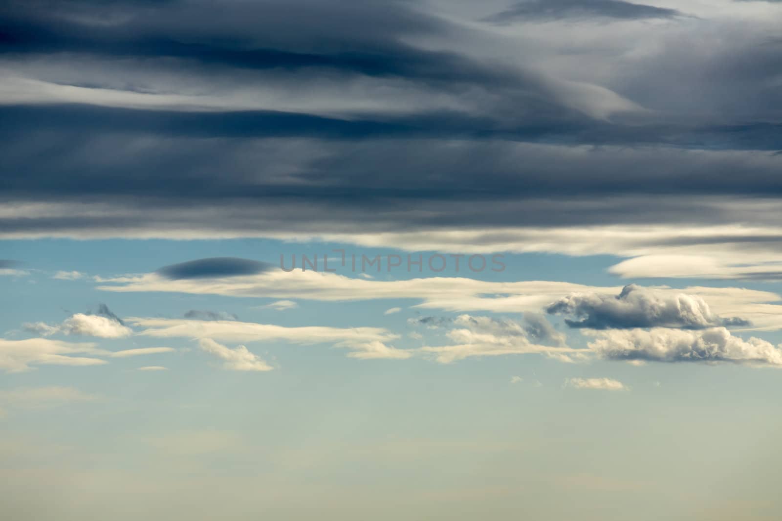 Strange clouds of an autumn day