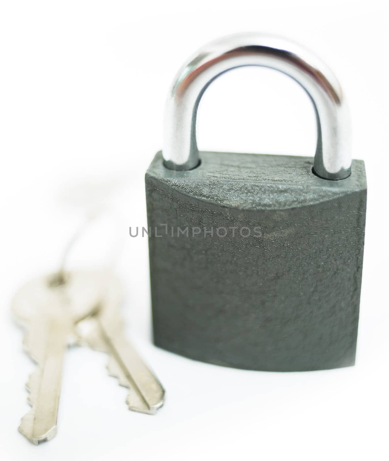 Padlock and keys