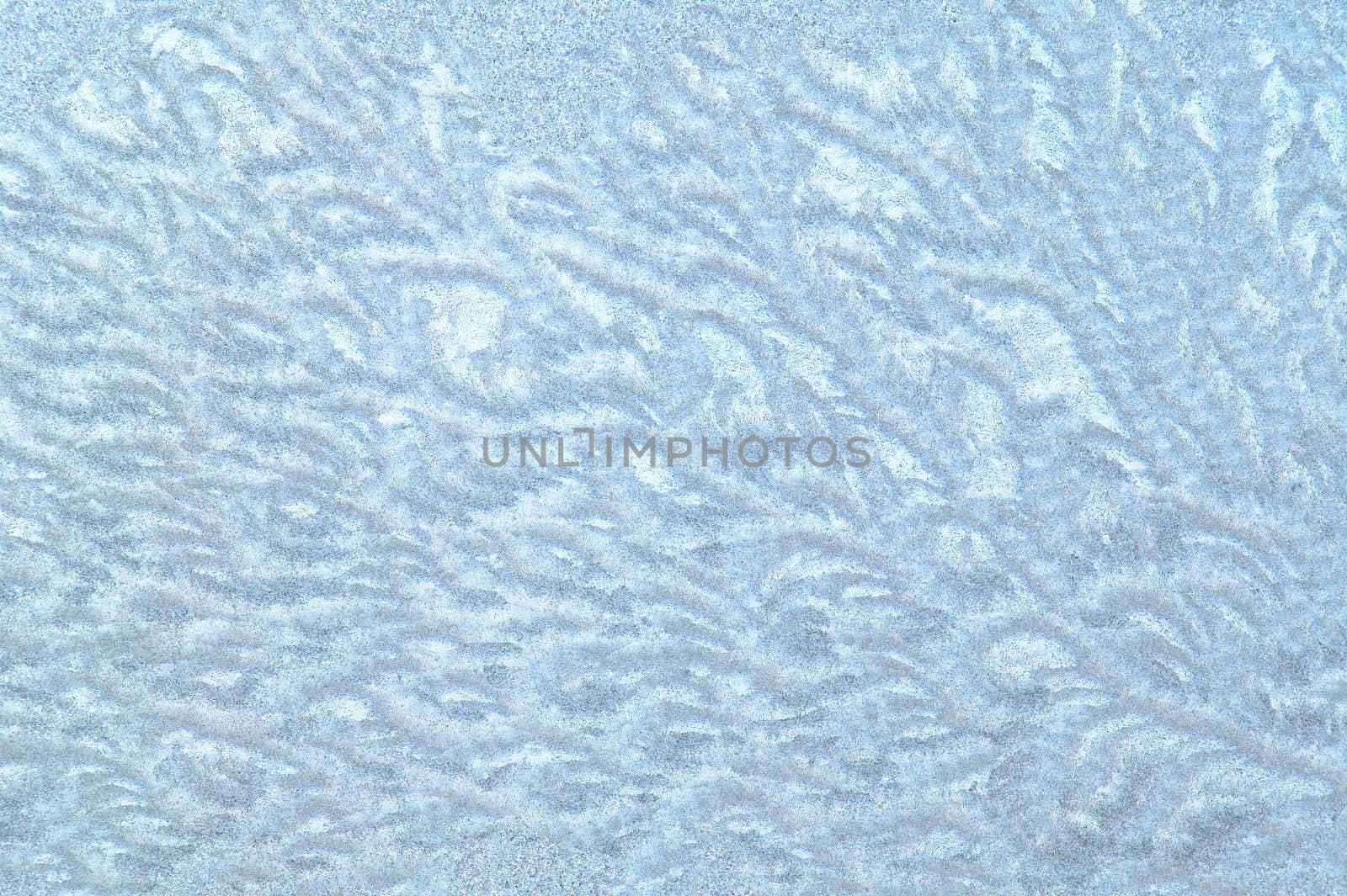 Background of ice patterns on a frosen window by ecobo