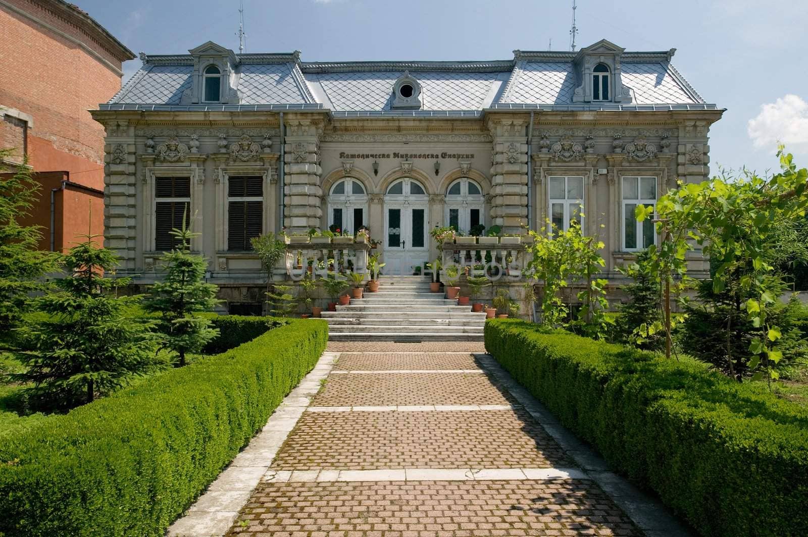 Old building in the city of Rousse, Bulgaria