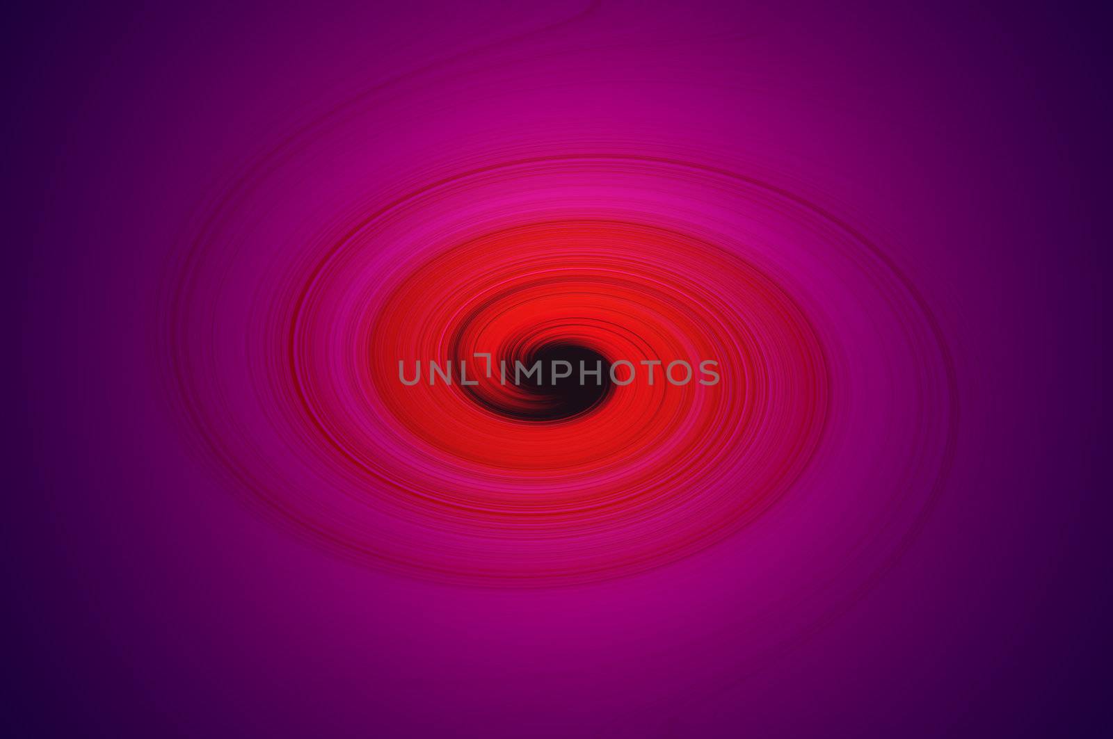 Bright red abstract light effect swirling towards a dark centre against a pink and mauve background