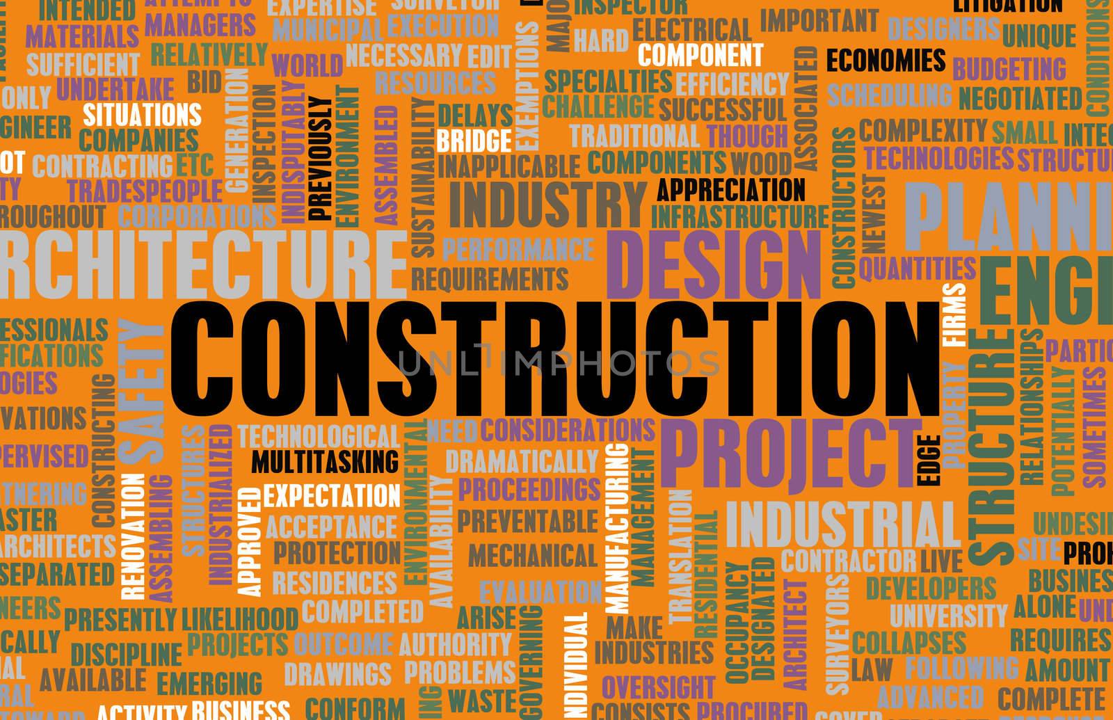 Construction Industry and other Business Word Art
