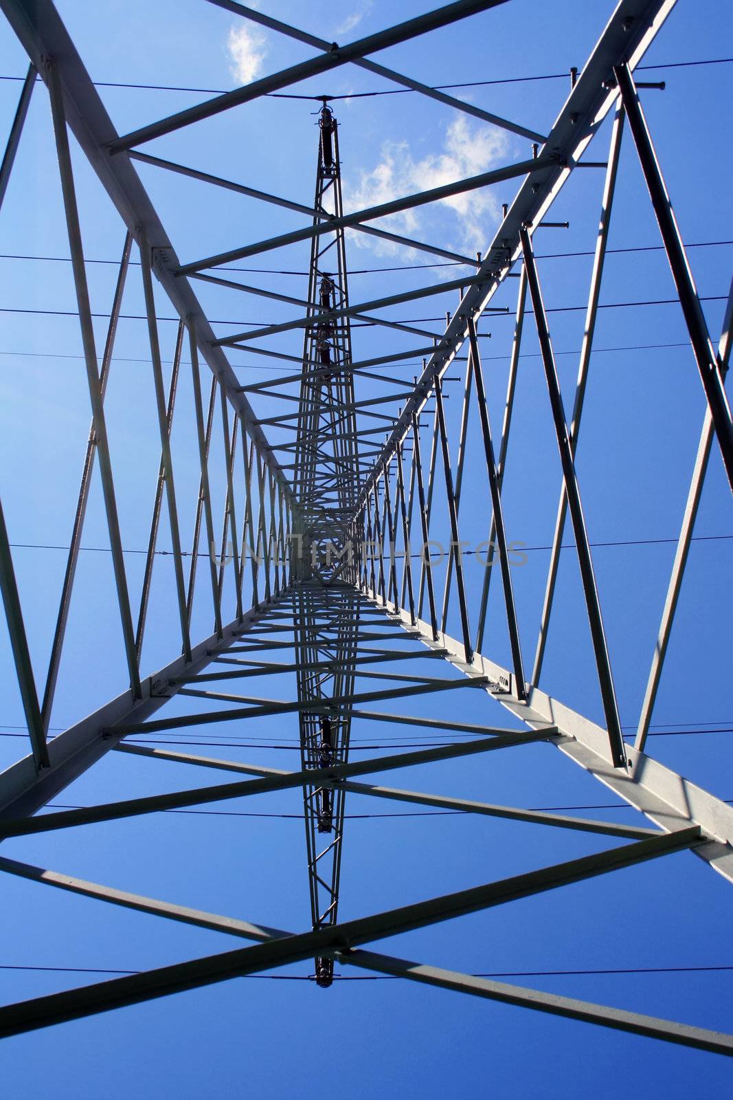 this image shows a inside view from power pole