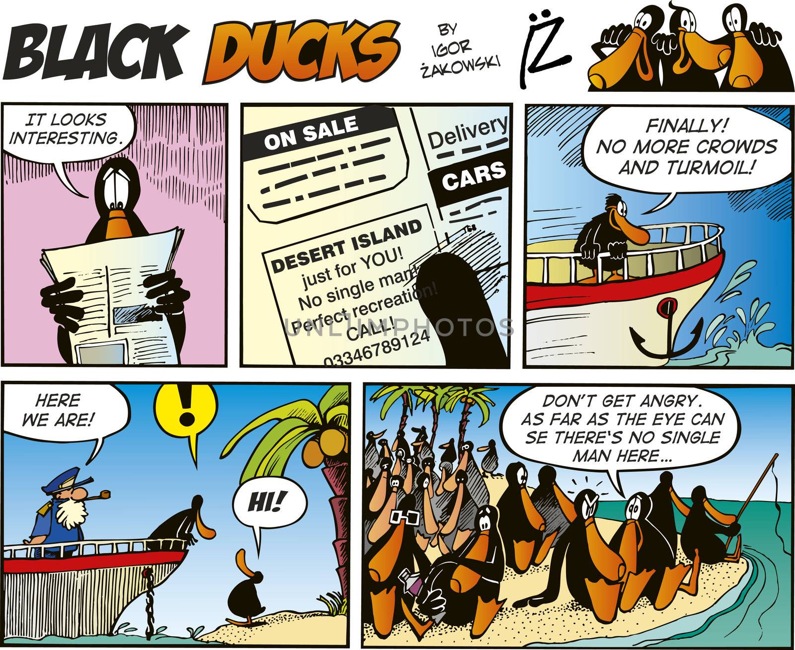 Black Ducks Comic Strip episode 25