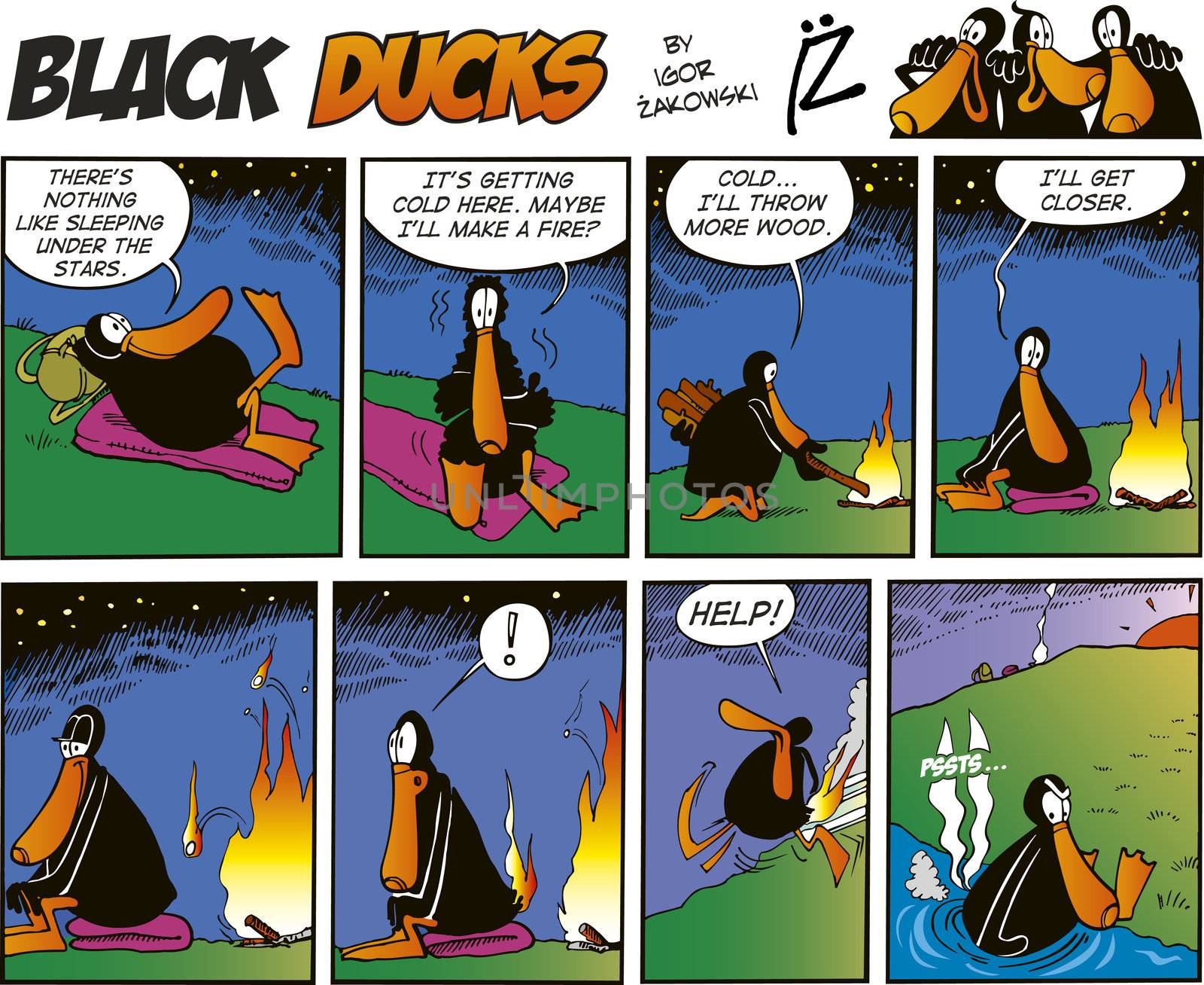 Black Ducks Comic Strip episode 17